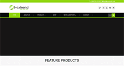 Desktop Screenshot of nextrendsz.com
